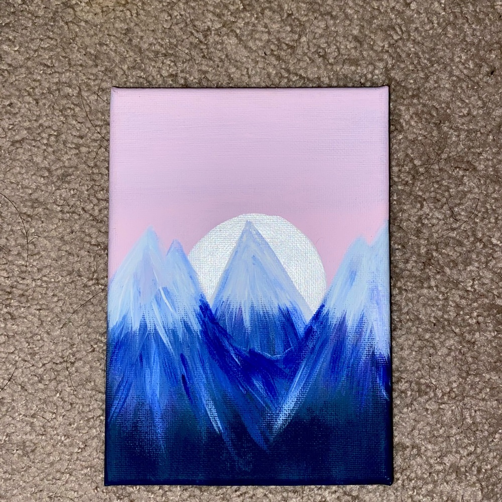 Small Mountain Canvas